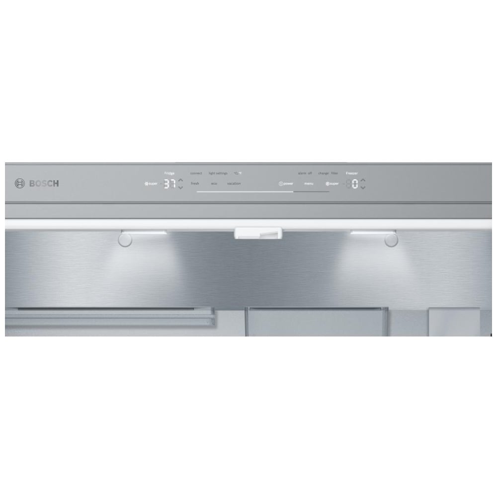 800 Series French Door Bottom Mount Refrigerator, 36", Brushed Steel Anti-Fingerprint B36CT80SNS