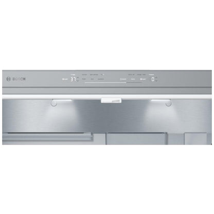 800 Series French Door Bottom Mount Refrigerator, 36", Brushed Steel Anti-Fingerprint B36CT80SNS