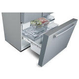 Bosch 800 Series B36CT80SNS French Door Refrigerator, 36 inch Width, 21 cu. ft. Capacity, Counter Depth, Water Dispenser (Interior), Ice Dispenser (Freezer Located), ENERGY STAR Certified, Stainless Steel colour
