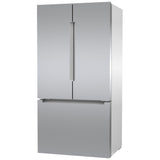 Bosch 800 Series B36CT81ENS Counter Depth French Door Refrigerator, 36 inch Width, 20.8 cu. ft. Capacity, Counter Depth, Water Dispenser (Interior), Ice Dispenser (Freezer Located), ENERGY STAR Certified, Stainless Steel colour