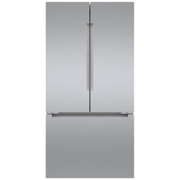 Bosch 800 Series B36CT81ENS Counter Depth French Door Refrigerator, 36 inch Width, 20.8 cu. ft. Capacity, Counter Depth, Water Dispenser (Interior), Ice Dispenser (Freezer Located), ENERGY STAR Certified, Stainless Steel colour
