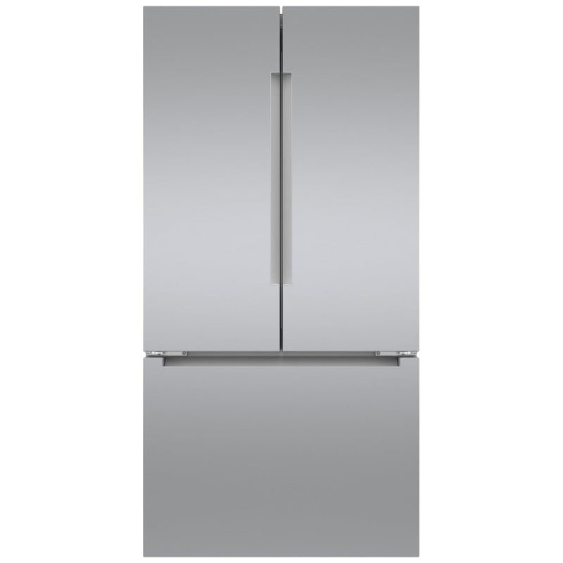 Bosch 800 Series B36CT81ENS Counter Depth French Door Refrigerator, 36 inch Width, 20.8 cu. ft. Capacity, Counter Depth, Water Dispenser (Interior), Ice Dispenser (Freezer Located), ENERGY STAR Certified, Stainless Steel colour