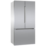 Bosch 800 Series B36CT81ENS Counter Depth French Door Refrigerator, 36 inch Width, 20.8 cu. ft. Capacity, Counter Depth, Water Dispenser (Interior), Ice Dispenser (Freezer Located), ENERGY STAR Certified, Stainless Steel colour