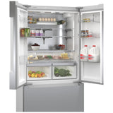 Bosch 800 Series B36CT81ENS Counter Depth French Door Refrigerator, 36 inch Width, 20.8 cu. ft. Capacity, Counter Depth, Water Dispenser (Interior), Ice Dispenser (Freezer Located), ENERGY STAR Certified, Stainless Steel colour
