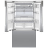 Bosch 800 Series B36CT81ENS Counter Depth French Door Refrigerator, 36 inch Width, 20.8 cu. ft. Capacity, Counter Depth, Water Dispenser (Interior), Ice Dispenser (Freezer Located), ENERGY STAR Certified, Stainless Steel colour