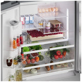 Bosch 100 Series B36FD10ENS Bottom Freezer French Door Refrigerator, 36 inch Width, 26 cu. ft. Capacity, Water Dispenser (Exterior), Ice Dispenser (Thru Door), ENERGY STAR Certified, Stainless Steel colour