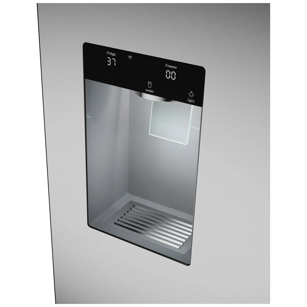 Bosch 100 Series French Door Refrigerator 36" Brushed Steel Anti-Fingerprint B36FD10ENS