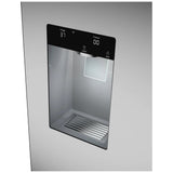 Bosch 100 Series B36FD10ENS Bottom Freezer French Door Refrigerator, 36 inch Width, 26 cu. ft. Capacity, Water Dispenser (Exterior), Ice Dispenser (Thru Door), ENERGY STAR Certified, Stainless Steel colour