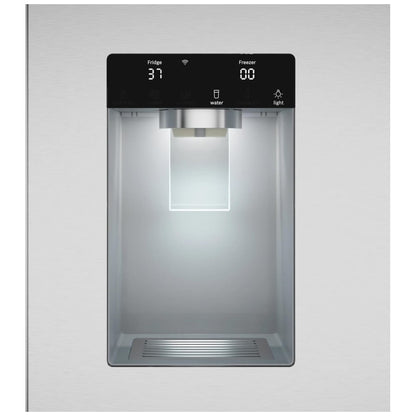 Bosch 100 Series French Door Refrigerator 36" Brushed Steel Anti-Fingerprint B36FD10ENS