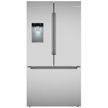 Bosch 100 Series B36FD10ENS Bottom Freezer French Door Refrigerator, 36 inch Width, 26 cu. ft. Capacity, Water Dispenser (Exterior), Ice Dispenser (Thru Door), ENERGY STAR Certified, Stainless Steel colour