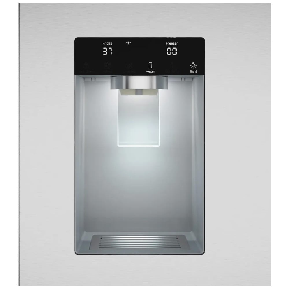 Bosch 100 Series French Door Refrigerator 36" Brushed Steel Anti-Fingerprint B36FD10ENS