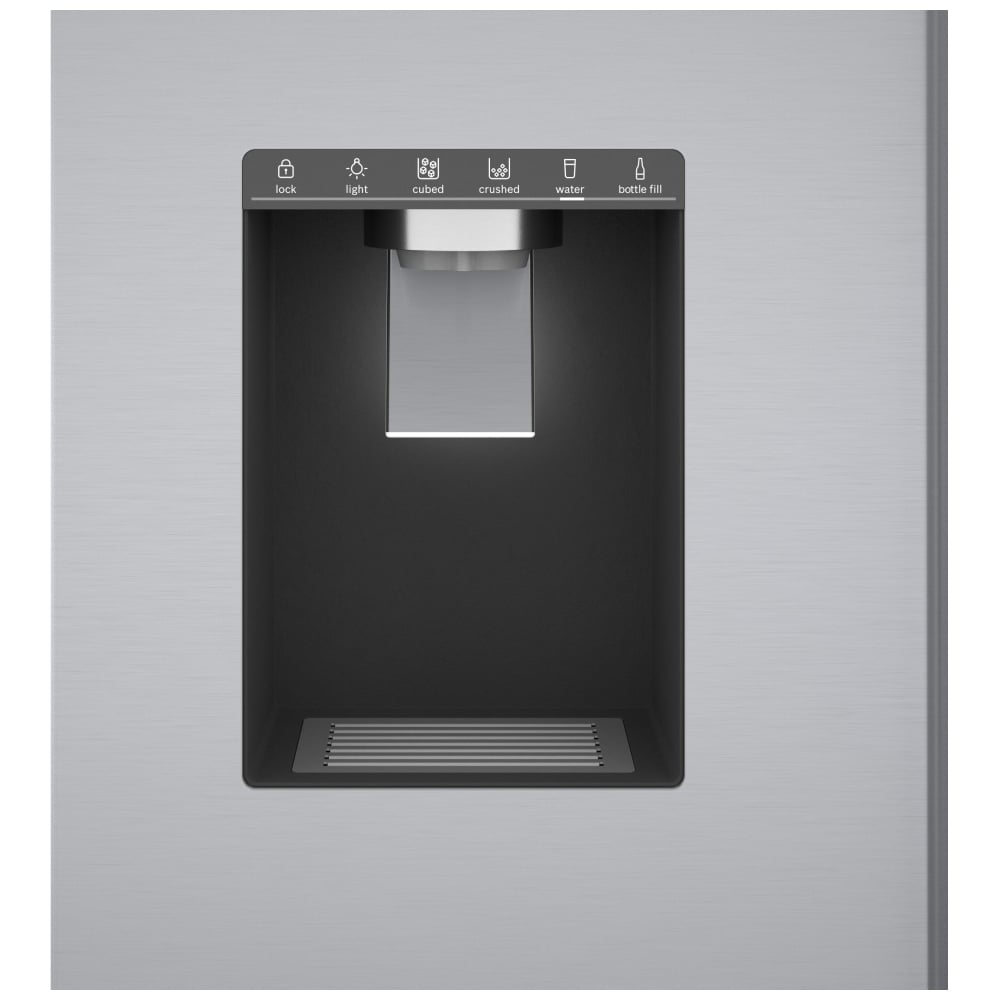 500 Series, French Door Bottom Mount, 36'', Brushed steel anti-fingerprint B36FD50SNS