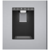 Bosch 500 Series B36FD50SNS French Door Refrigerator, 36 inch Width, 26 cu. ft. Capacity, Water Dispenser (Exterior), Ice Dispenser (Thru Door), ENERGY STAR Certified, Stainless Steel colour