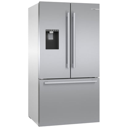 500 Series, French Door Bottom Mount, 36'', Brushed steel anti-fingerprint B36FD50SNS