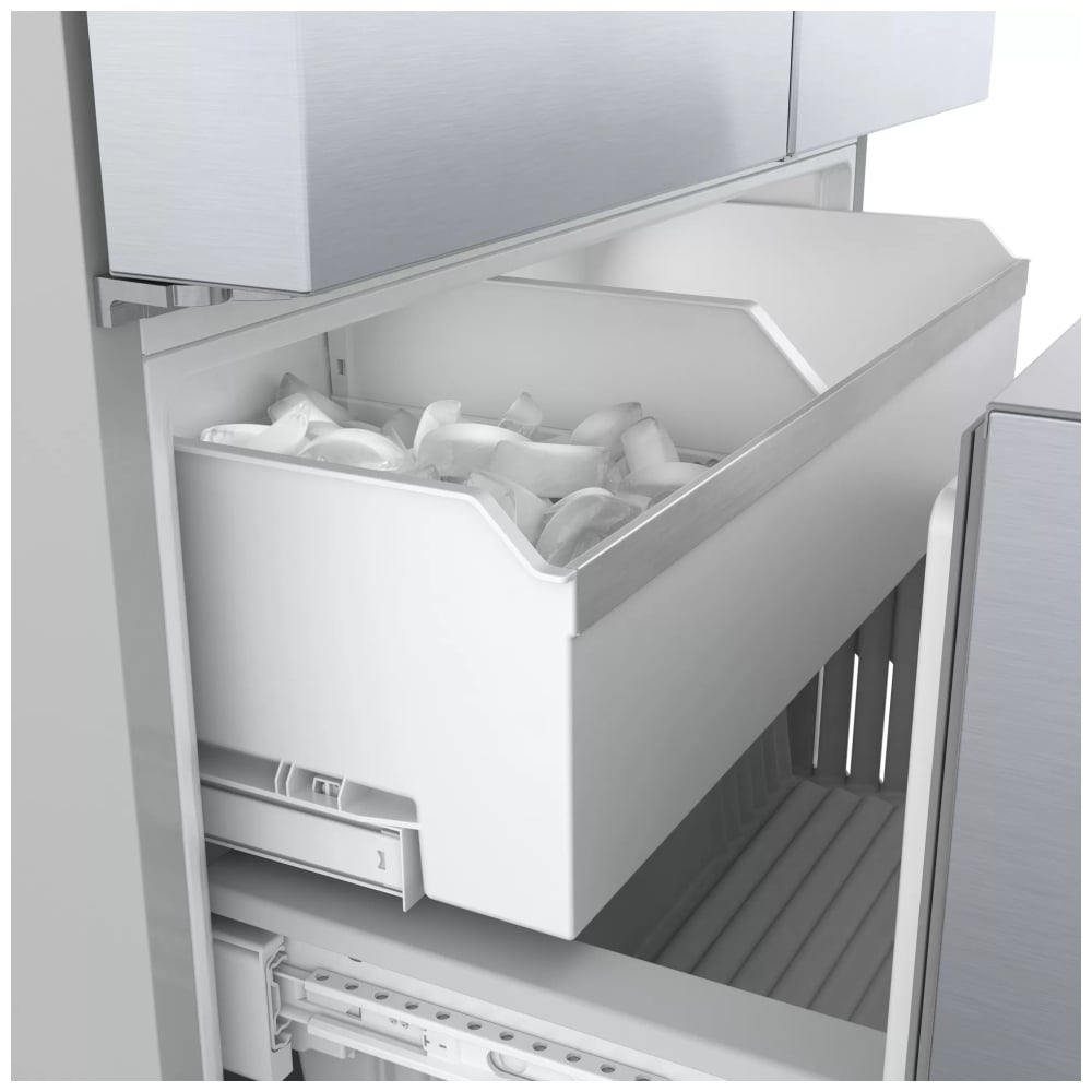 500 Series, French Door Bottom Mount, 36'', Brushed steel anti-fingerprint B36FD50SNS