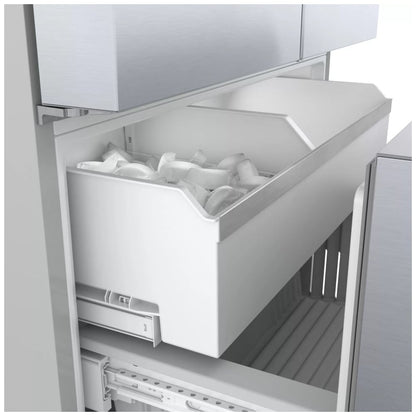 500 Series, French Door Bottom Mount, 36'', Brushed steel anti-fingerprint B36FD50SNS