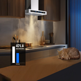 Munich 1000CFM 30'' Stainless Steel Wall Mount Voice Control DC Motor Range Hoods