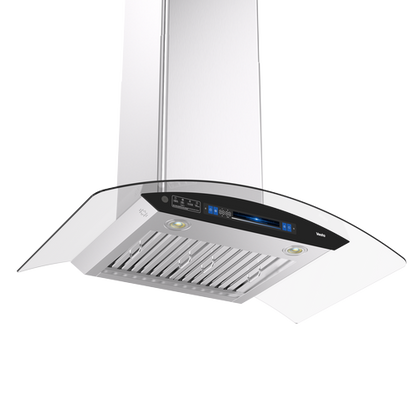 Bremen 1000CFM 36'' Stainless Steel Wall Mount Voice Control DC Motor Range Hoods