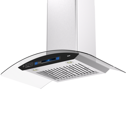 Bremen 1000CFM 36'' Stainless Steel Wall Mount Voice Control DC Motor Range Hoods