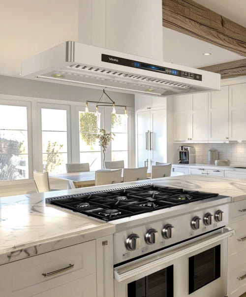 Vesta BUCHAREST Stainless Steel 36" Island Range Hood