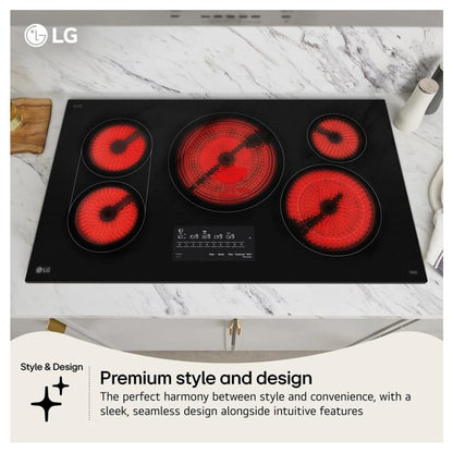 LG CBEW3013BE 30" Electric Cooktop 2500W