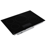 LG CBEW3013BE Electric Cooktop, 30 inch Exterior Width, 4 Burners, 2,500 W Highest Element, Black colour