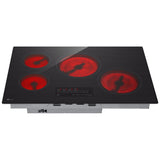 LG CBEW3013BE Electric Cooktop, 30 inch Exterior Width, 4 Burners, 2,500 W Highest Element, Black colour