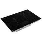 LG CBEW3017BE Electric Cooktop, 30 inch Exterior Width, 5 Burners, 3,200 W Highest Element, Black colour