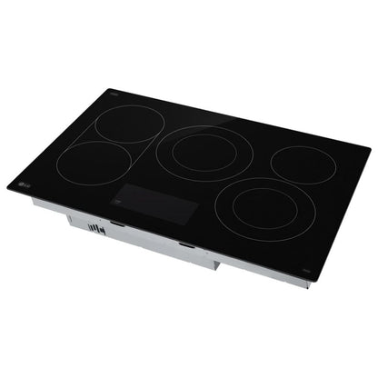 LG CBEW3017BE 30" Electric Cooktop 3200W, Bridge Feature, 2-In-1 Dual Element