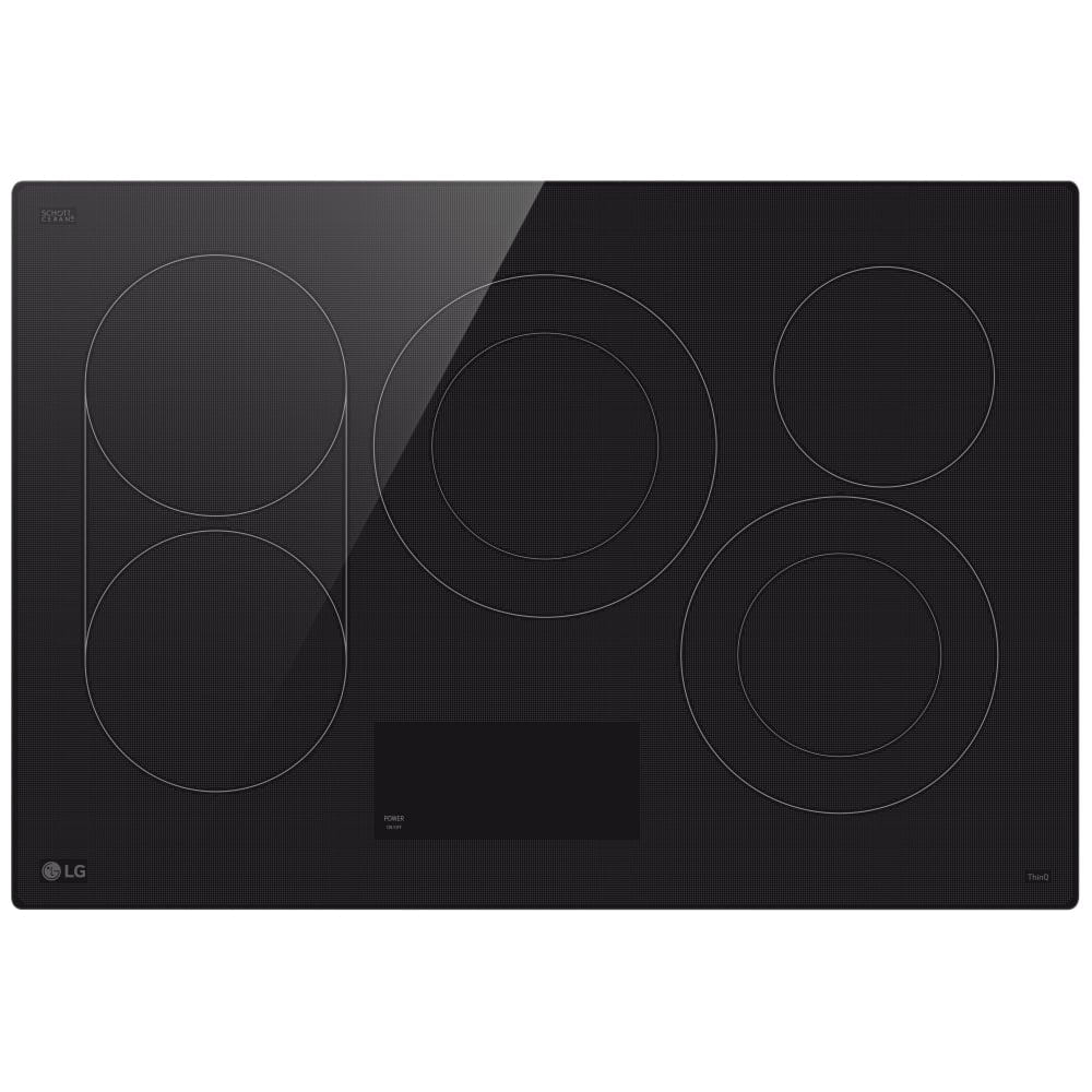 LG CBEW3017BE 30" Electric Cooktop 3200W, Bridge Feature, 2-In-1 Dual Element