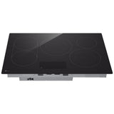 LG CBEW3017BE Electric Cooktop, 30 inch Exterior Width, 5 Burners, 3,200 W Highest Element, Black colour
