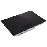 LG CBEW3017BE Electric Cooktop, 30 inch Exterior Width, 5 Burners, 3,200 W Highest Element, Black colour