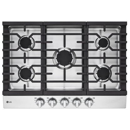 LG CBGJ3023S 30” Gas Cooktop with UltraHeat™ 20K BTU Burner