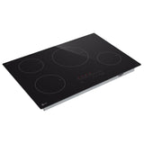 LG CBIH3013BE Induction Cooktop, 30 inch Exterior Width, 4 Burners, 4,300 W Highest Element, Black colour