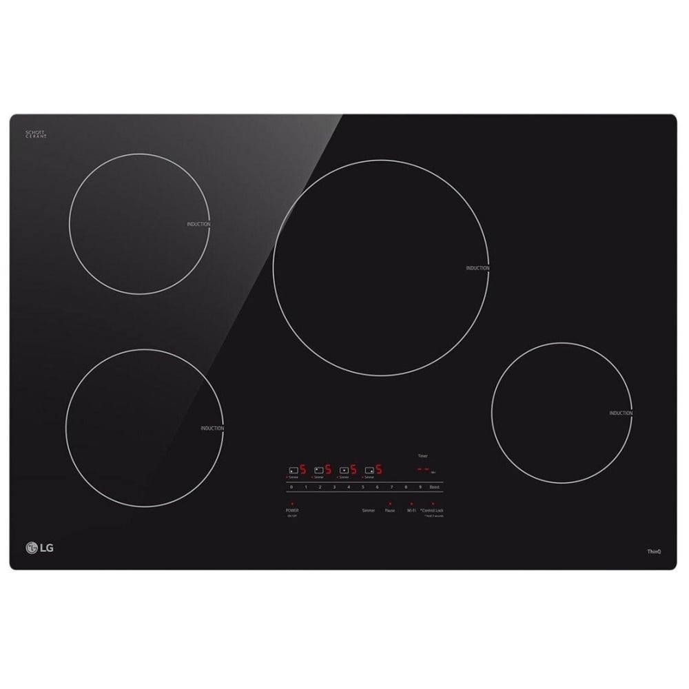 30” Smart Induction Cooktop with UltraHeat™ 4.3kW Element CBIH3013BE