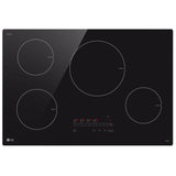 LG CBIH3013BE Induction Cooktop, 30 inch Exterior Width, 4 Burners, 4,300 W Highest Element, Black colour