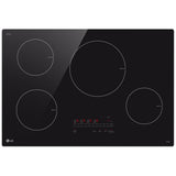 LG CBIH3013BE Induction Cooktop, 30 inch Exterior Width, 4 Burners, 4,300 W Highest Element, Black colour