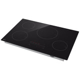 LG CBIH3013BE Induction Cooktop, 30 inch Exterior Width, 4 Burners, 4,300 W Highest Element, Black colour