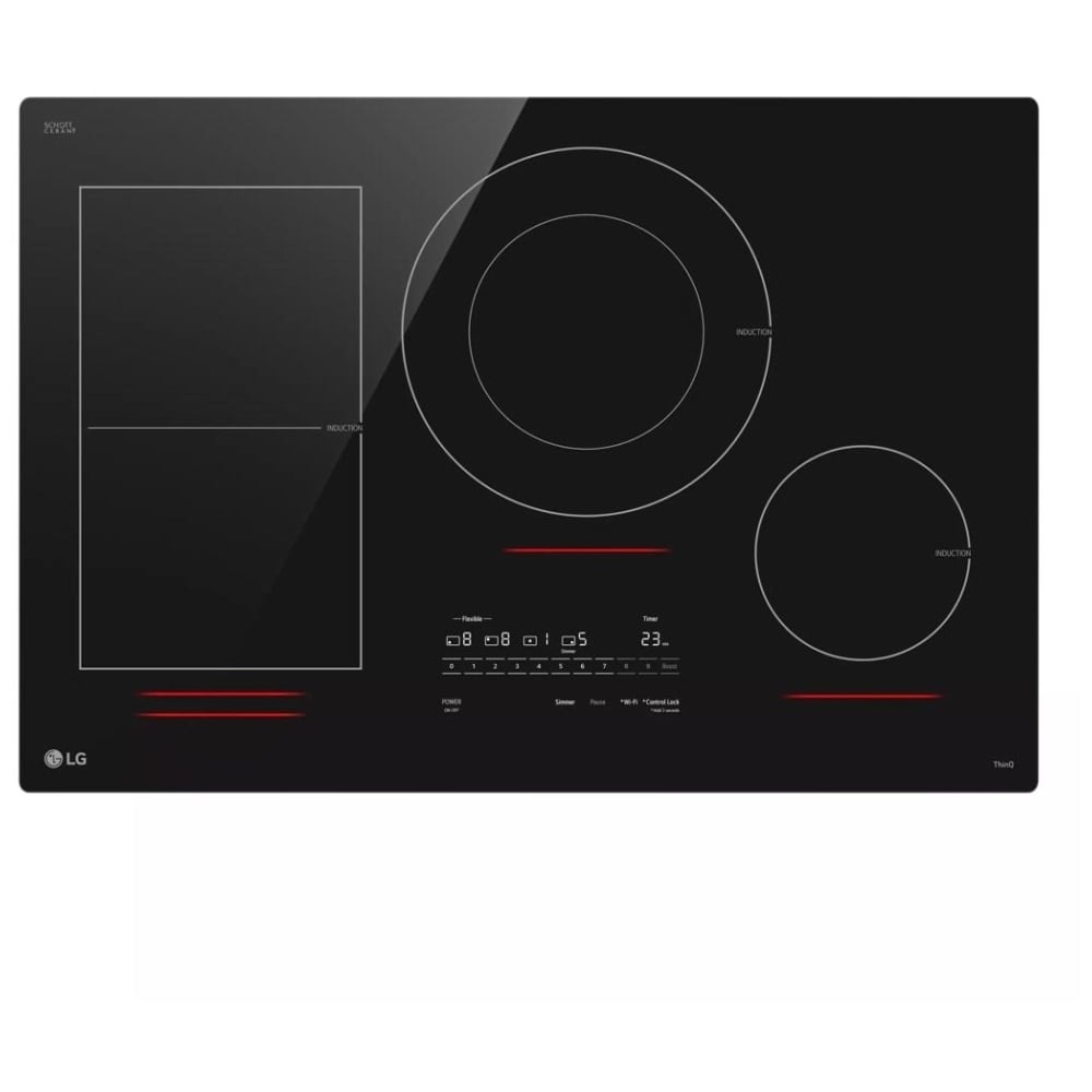 30” Smart Induction Cooktop with UltraHeat™ 5.0kW Element CBIH3017BE