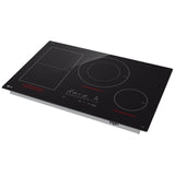LG CBIH3017BE Induction Cooktop, 30 inch Exterior Width, 4 Burners, 5,000 W Highest Element, Black Ceramic colour
