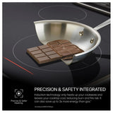 LG CBIH3613BE Induction Cooktop, 36 inch Exterior Width, 5 Burners, 4,300 W Highest Element, Black colour