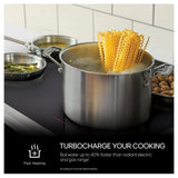 LG CBIH3613BE Induction Cooktop, 36 inch Exterior Width, 5 Burners, 4,300 W Highest Element, Black colour