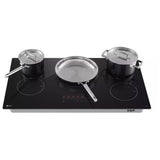 LG CBIH3613BE Induction Cooktop, 36 inch Exterior Width, 5 Burners, 4,300 W Highest Element, Black colour
