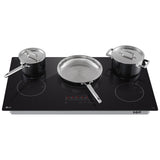 LG CBIH3613BE Induction Cooktop, 36 inch Exterior Width, 5 Burners, 4,300 W Highest Element, Black colour