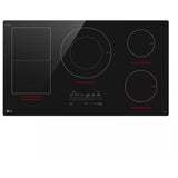 LG CBIH3617BE Induction Cooktop, 36 inch Exterior Width, 5 Burners, 5,000 W Highest Element, Black colour