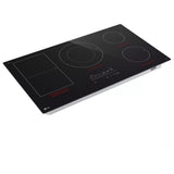 LG CBIH3617BE Induction Cooktop, 36 inch Exterior Width, 5 Burners, 5,000 W Highest Element, Black colour