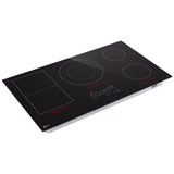 LG CBIH3617BE Induction Cooktop, 36 inch Exterior Width, 5 Burners, 5,000 W Highest Element, Black colour