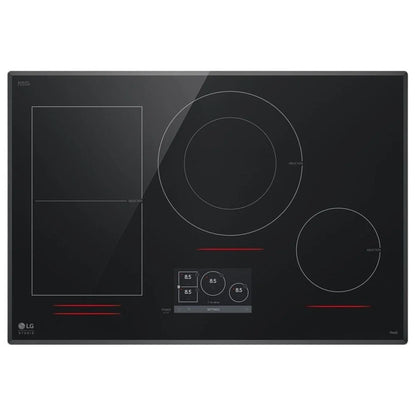 LG STUDIO 36 英寸电磁炉，带 5 个燃烧器和灵活烹饪区 CBIS3618BE
