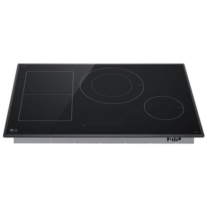 LG STUDIO 36 英寸电磁炉，带 5 个燃烧器和灵活烹饪区 CBIS3618BE