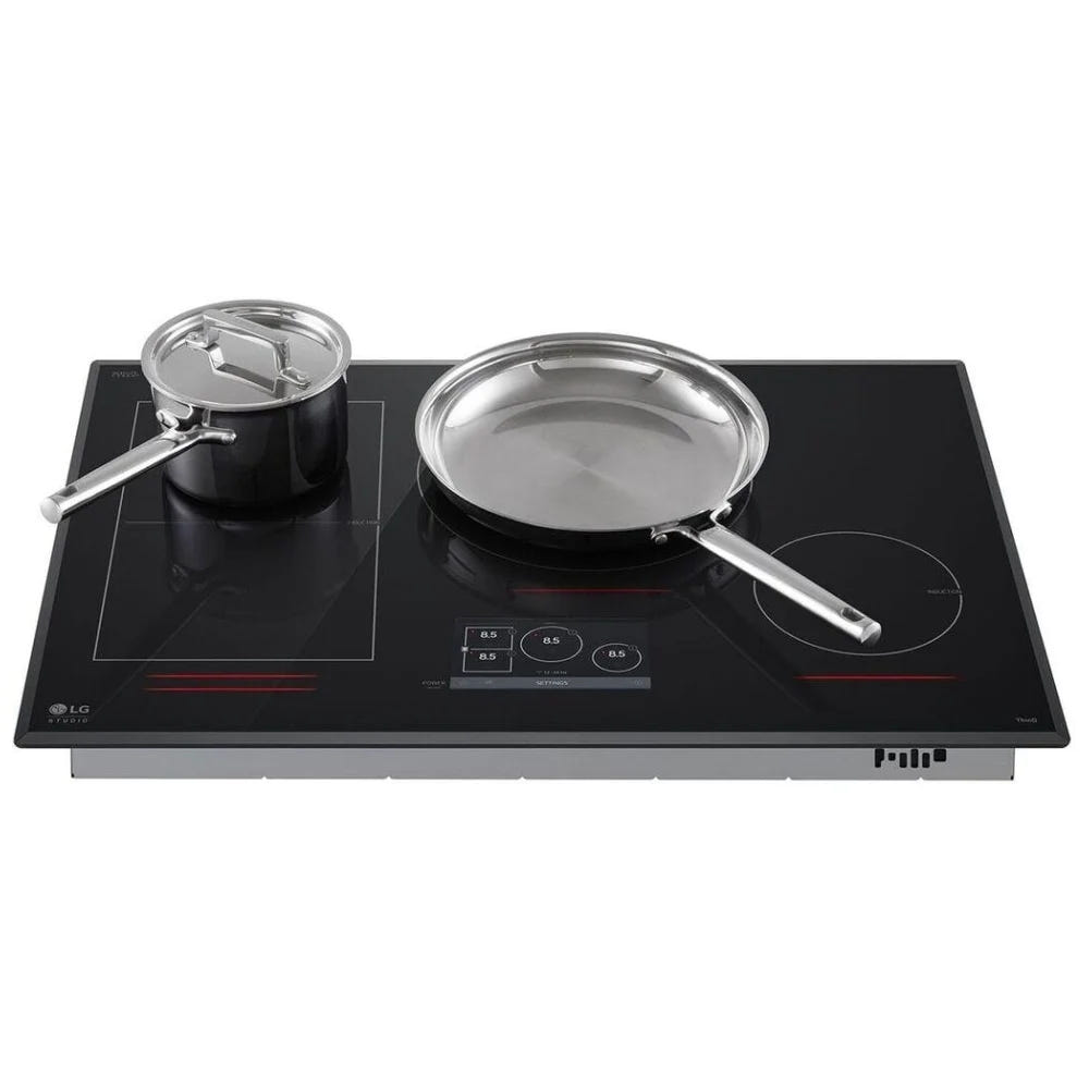 LG STUDIO 36 英寸电磁炉，带 5 个燃烧器和灵活烹饪区 CBIS3618BE